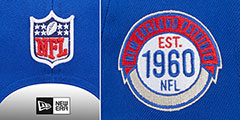 Patriots HISTORIC SIDELINE SNAPBACK Royal Hat by New Era - 4th View