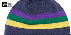 Pelicans 22-23 CITY-EDITION Knit Beanie Hat by New Era - 4th View