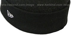 Penguins NHL-BIGGIE Black Knit Beanie Hat by New Era - 4th View