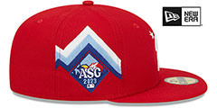 Phillies 2023 MLB ALL-STAR GAME WORKOUT Fitted Hat by New Era - 4th View