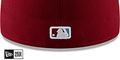 Phillies AC-ONFIELD ALTERNATE-2 Hat by New Era - 4th View