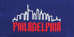 Phillies ALTERNATE CITY CONNECT Royal-Red Fitted Hat by New Era - 4th View