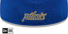 Pilots 2024 COOPERSTOWN CLUBHOUSE Heather Royal Fitted Hat by New Era - 4th View