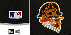 Pirates 1959 ALL STAR GAME SIDE-PATCH UP Fitted Hat by New Era - 4th View