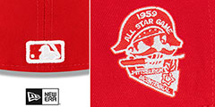 Pirates 1959 ASG SIDE-PATCH UP Red-White Fitted Hat by New Era - 4th View