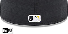 Pirates 2023 CLUBHOUSE Heather Black Fitted Hat by New Era - 4th View