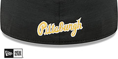 Pirates 2024 ALTERNATE CLUBHOUSE Heather Black Fitted Hat by New Era - 4th View