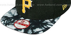 Pirates ZONE-VIZE SNAPBACK Black Hat by New Era - 4th View