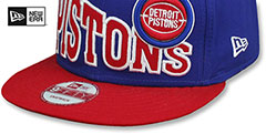 Pistons STOKED SNAPBACK Royal-Red Hat by New Era - 4th View