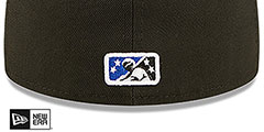 Quakes MILB ONFIELD ALT 1 Black Fitted Hat by New Era - 4th View