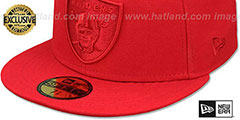 Raiders NFL REDOUT Fitted Hat by New Era - 4th View