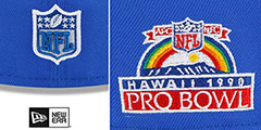 Rams 1990 PRO BOWL SIDE-PATCH Royal Fitted Hat by New Era - 4th View