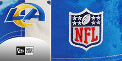 Rams 2022 NFL SIDELINE TIE-DYE SNAPBACK Hat by New Era - 4th View