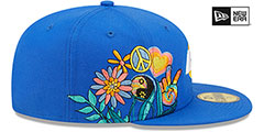 Rams GROOVY Royal Fitted Hat by New Era - 4th View