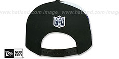 Rams SIDE-CARD SNAPBACK Black Hat by New Era - 4th View