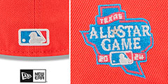 Rangers 2024 MLB ALL-STAR GAME Fitted Hat by New Era - 4th View