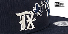 Rangers ALTERNATE CITY CONNECT SNAPBACK Hat by New Era - 4th View