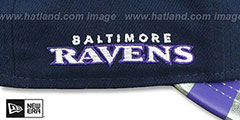 Ravens 2017 LOW-CROWN SPOTLIGHT Fitted Hat by New Era - 4th View