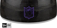 Ravens 2021 NFL TRUCKER DRAFT Fitted Hat by New Era - 4th View