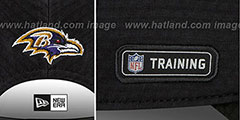 Ravens COACHES TRAINING SNAPBACK Hat by New Era - 4th View