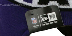 Ravens CRAYON BOX Knit Beanie Hat by New Era - 4th View