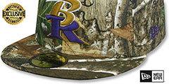 Ravens NFL LIGATURE Realtree Camo Fitted Hat by New Era - 4th View