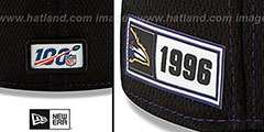 Ravens ONFIELD SIDELINE ROAD Black Fitted Hat by New Era - 4th View