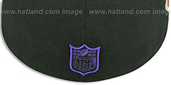 Ravens SUPER BOWL XXXV Black Fitted Hat by New Era - 4th View