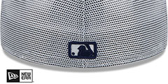 Rays BATTING PRACTICE TRUCKER White Fitted Hat by New Era - 4th View