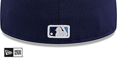 Rays 2024-25 BATTING PRACTICE Fitted Hat by New Era - 4th View