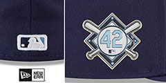 Rays JACKIE ROBINSON GAME Hat by New Era - 4th View