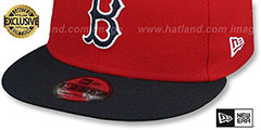 Red Sox 1975-78 COOPERSTOWN REPLICA SNAPBACK Hat by New Era - 4th View