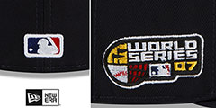 Red Sox 2007 WORLD SERIES SIDE-PATCH UP Fitted Hat by New Era - 4th View