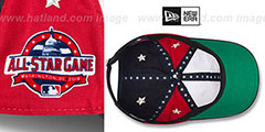 Red Sox 2018 MLB ALL-STAR GAME STRAPBACK Hat by New Era - 4th View