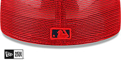 Red Sox 2T BATTING PRACTICE TRUCKER Navy-Red Fitted Hat by New Era - 4th View