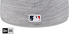 Red Sox 2023 CLUBHOUSE Heather Grey Fitted Hat by New Era - 4th View