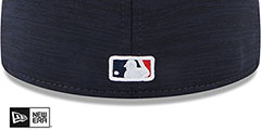 Red Sox 2023 CLUBHOUSE Heather Navy Fitted Hat by New Era - 4th View