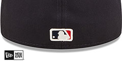 Red Sox FLORAL WATERCOLORS Navy Fitted Hat by New Era - 4th View