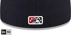 Red Sox MILB MARVEL DEFENDERS Red-Navy Fitted Hat by New Era - 4th View