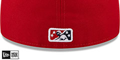 Red Sox MILB MARVEL DEFENDERS White-Red Fitted Hat by New Era - 4th View