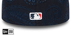 Red Sox SWIRL Navy Fitted Hat by New Era - 4th View