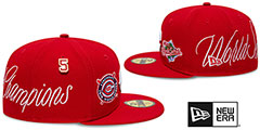 Reds HISTORIC CHAMPIONS Red Fitted Hat by New Era - 4th View