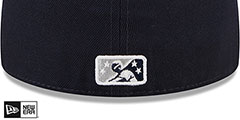 Renegades MILB MARVEL DEFENDERS Navy-Grey Fitted Hat by New Era - 4th View