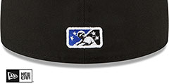 River Bandits MILB ONFIELD HOME-2 Black Fitted Hat by New Era - 4th View