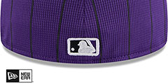 Rockies 2024-25 BATTING PRACTICE Fitted Hat by New Era - 4th View