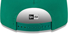 RoughRiders COPA SNAPBACK Green-Red Hat by New Era - 4th View