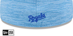 Royals 2024 COOPERSTOWN CLUBHOUSE Heather Sky Fitted Hat by New Era - 4th View