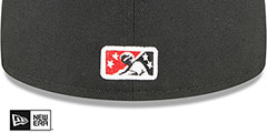 RubberDucks THEME NIGHT Black Fitted Hat by New Era - 4th View