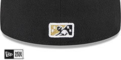 RubberDucks THEME NIGHT Black-Gold Fitted Hat by New Era - 4th View