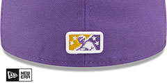 RubberDucks THEME NIGHT Purple-Gold Fitted Hat by New Era - 4th View